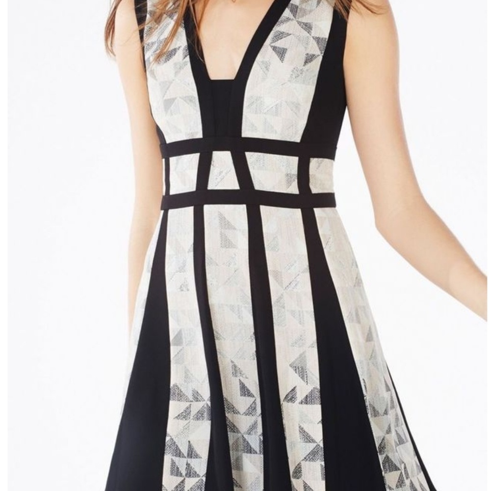 BCBG silver dove dress